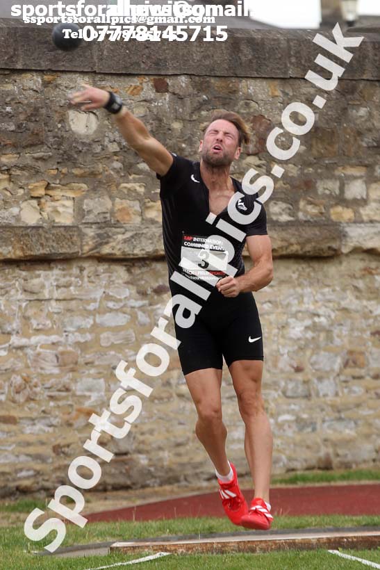 Mens decathlon, EAP International Combined Events, Hexham, Northumberland. Photo: David T. Hewitson/Sports for All Pics
